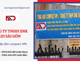 Tổng kho vách ngăn vệ sinh Compact miền Nam