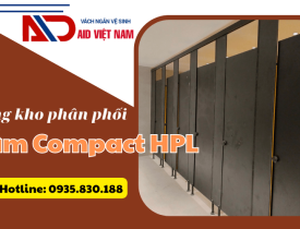 Tổng kho phân phối tấm Compact HPL thi công nhà vệ sinh tại miền nam
