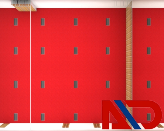Bản vẽ 3d vách ngăn di động